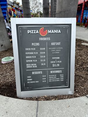Menu photo 2 Pizza Mania Carlsbad, CA