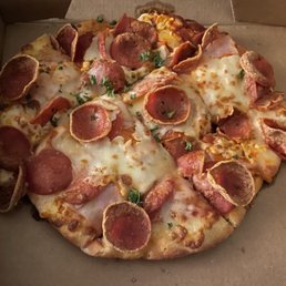 A garbage pizza