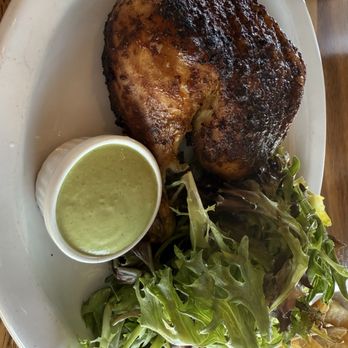Mister Pio - Quarter chicken with side salad - Peruvian Near Me - Phoenix, Arizona