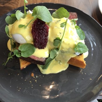 The Alden - Grilled Steak and Egg Benedict - New American Near Me - Chamblee, Georgia