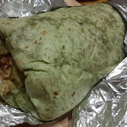 Super Burrito with Green Tortilla Super Burrito with Green Tortilla