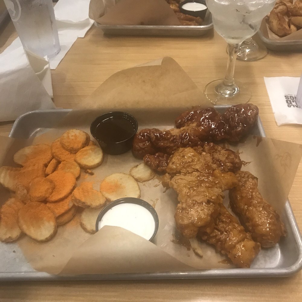 Buffalo Wild Wings - Spun Crispy Tenders with Buffalo Chips - Chicken Wings Near Me - Montgomery, Alabama Buffalo Wild Wings - Spun Crispy Tenders with Buffalo Chips - Chicken Wings Near Me - Montgomery, Alabama