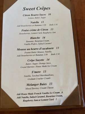Menu photo 1 Crisp Creperie Cape Coral, FL Menu photo 1 Crisp Creperie Cape Coral, FL
