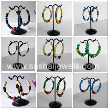 Sasha L Jewels - SLJ Carnival Hoops Represent Caribbean, Latin, & African culture - Jewelry Near Me - North Bergen, New Jersey Sasha L Jewels - SLJ Carnival Hoops Represent Caribbean, Latin, & African culture - Jewelry Near Me - North Bergen, New Jersey