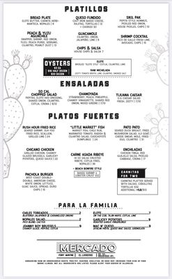 Menu photo 7 Mercado Fort Wayne, IN