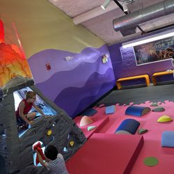 The Children's Museum of New Hampshire - The Play Loft is a space dedicated to active play featuring rotating themes like "Bounce" or "The Floor is Lava".