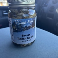 Village Alps - Was so excited I took a picture in the car and sent it to my garlic loving kid. This is soooo delicious!