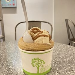La Catrina - Ice Cream Churro Bowl Salted Caramel with Dulce de Leche