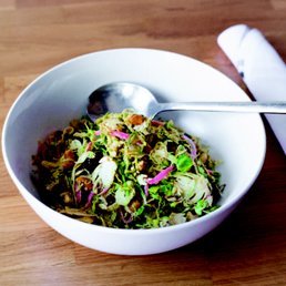 Shave Brussels Sprouts Salad