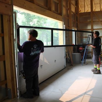 Altech Doors - Installing Overhead Door on Custom Utility Barn - Garage Door Services Near Me - Livonia, Michigan Altech Doors - Installing Overhead Door on Custom Utility Barn - Garage Door Services Near Me - Livonia, Michigan