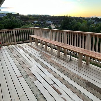 Hana Ho Painting - Before... worked on some deck repairs first - Painters Near Me Hana Ho Painting - Before... worked on some deck repairs first - Painters Near Me