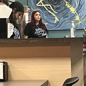 Bayou Seafood & More - Server with red/burgundy hair needs some work on customer service best practices! - Seafood Near Me - Houston, Texas Bayou Seafood & More - Server with red/burgundy hair needs some work on customer service best practices! - Seafood Near Me - Houston, Texas