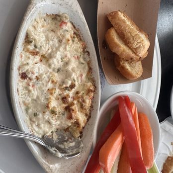 Marblehead Chowder House - The crab dip with buttery toast - Seafood Near Me - Easton, Pennsylvania Marblehead Chowder House - The crab dip with buttery toast - Seafood Near Me - Easton, Pennsylvania