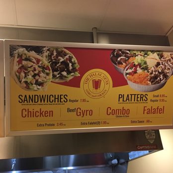 The Halal Guys - Right Side Menu - Halal Near Me - Costa Mesa, California The Halal Guys - Right Side Menu - Halal Near Me - Costa Mesa, California