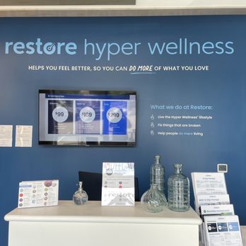 Restore Hyper Wellness - Front Desk Area - IV Hydration Near Me - Norfolk, Virginia