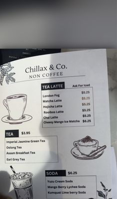 Menu photo 1 Chillax & Co Richmond Hill, ON Menu photo 1 Chillax & Co Richmond Hill, ON