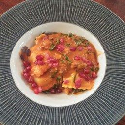 Pumpkin ravioli!