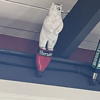 The Riders Club Cafe - Beer (bear?) tap decorations inside. - Burgers Near Me - San Clemente, California The Riders Club Cafe - Beer (bear?) tap decorations inside. - Burgers Near Me - San Clemente, California