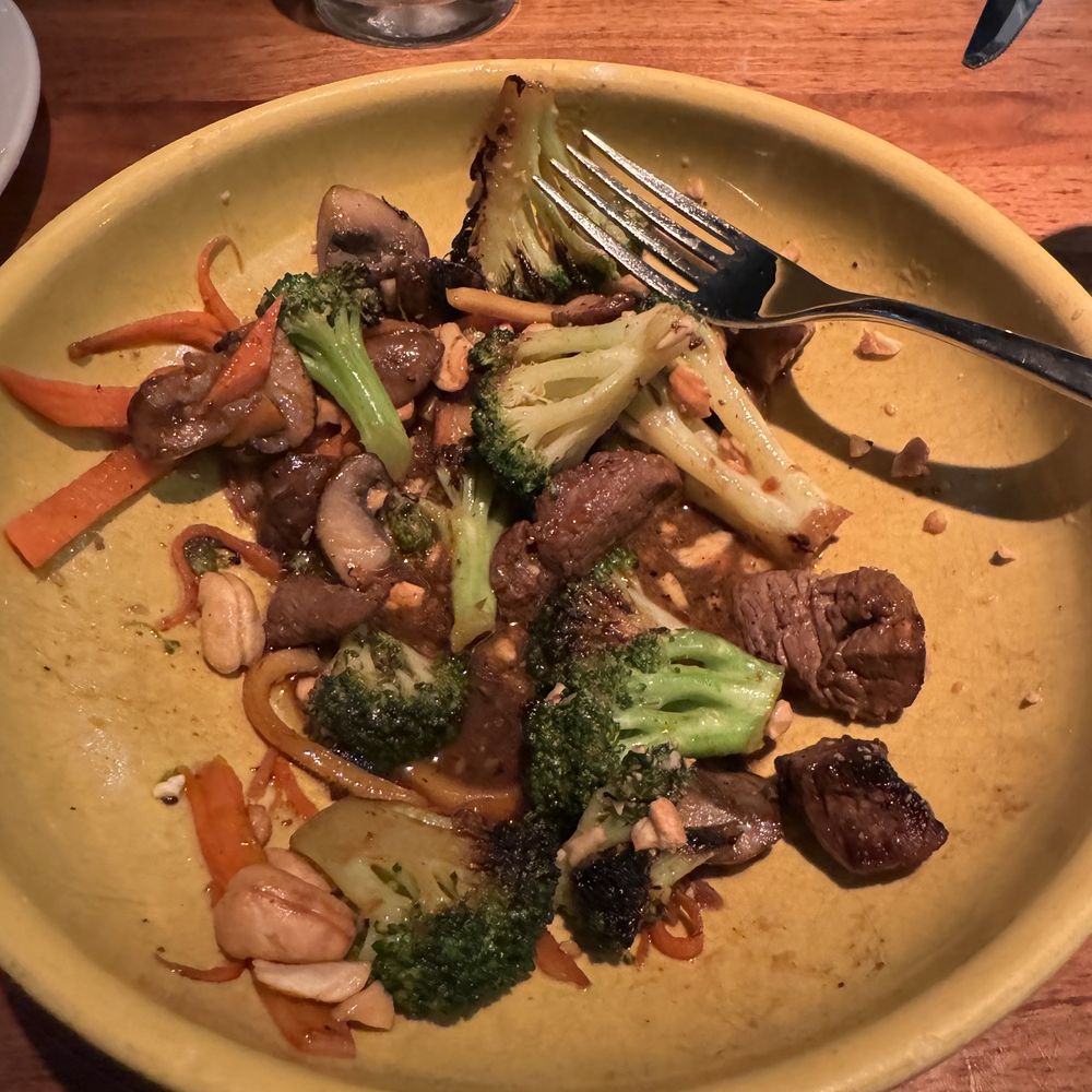 Doc B's Restaurant + Bar - Teriyaki bowl, my husband and I split it because we weren't super hungry. It came one serving in two bowls . - New American Near Me - Dallas, Texas Doc B's Restaurant + Bar - Teriyaki bowl, my husband and I split it because we weren't super hungry. It came one serving in two bowls . - New American Near Me - Dallas, Texas