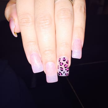 Le's Nails - Love my glitter pink and cheetah print nails. Thanks Jenny - Nail Salons Near Me - Oxnard, California Le's Nails - Love my glitter pink and cheetah print nails. Thanks Jenny - Nail Salons Near Me - Oxnard, California