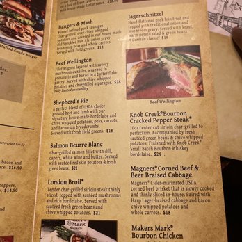Park Lane Tavern - Dinner menu - Pizza Near Me - Virginia Beach, Virginia