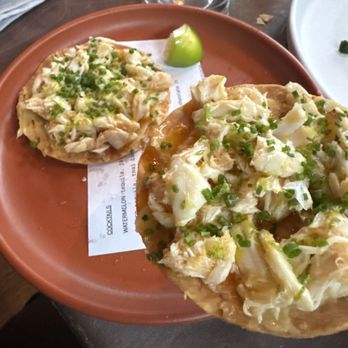 June - Butter lump crab tostadas 10/10 - Mexican Near Me - Orlando, Florida June - Butter lump crab tostadas 10/10 - Mexican Near Me - Orlando, Florida