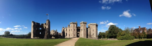 Raglan Castle by null