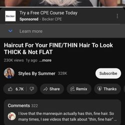 The Kat House Hair Studio - Picture of desired hairstyle