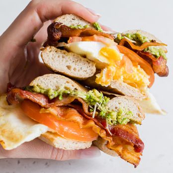 Impact Kitchen - a hand holding a half eaten sandwich - Gluten-Free Near Me - Toronto, Ontario Impact Kitchen - a hand holding a half eaten sandwich - Gluten-Free Near Me - Toronto, Ontario