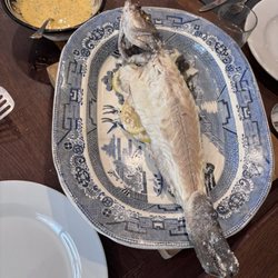 Food at 52 - Fish post salt bake.