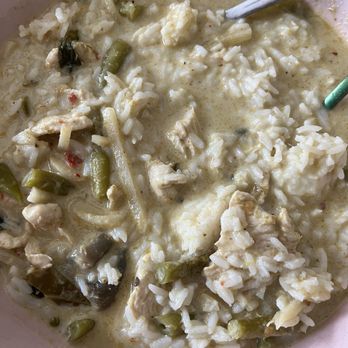 Rose’s Kitchen - Chicken green curry with rice - Thai Near Me - Austin, Texas