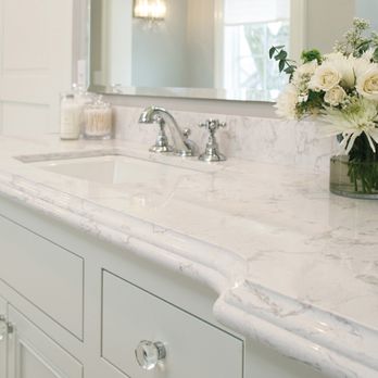 Quartz Countertop With Ogee Laminated Edge Yelp