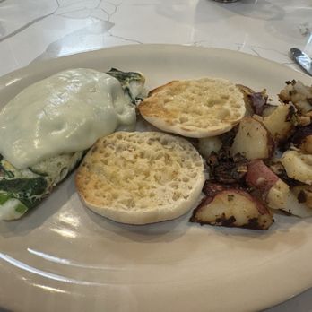 Home Kitchen - Egg white omelet with breakfast potatoes & English muffin. DELICIOUS!!! - Breakfast & Brunch Near Me - Round Rock, Texas Home Kitchen - Egg white omelet with breakfast potatoes & English muffin. DELICIOUS!!! - Breakfast & Brunch Near Me - Round Rock, Texas