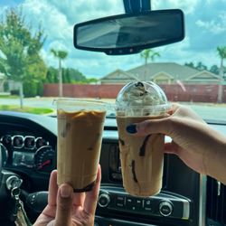The Samoa (left) & The Salty Dog blended (right)
