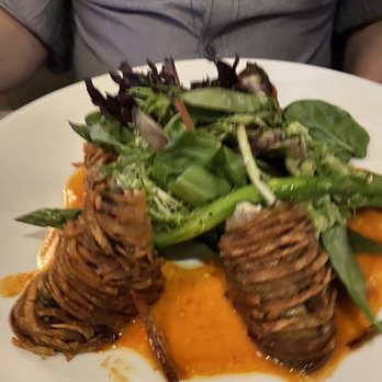Hilltop Kitchen & Bar - Potato encrusted trout - Wine Bars Near Me - Syosset, New York