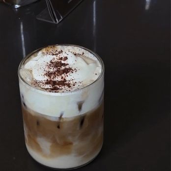 Lumiere Cafe - Iced Vienna oat latte - Coffee & Tea Near Me - Vancouver, British Columbia