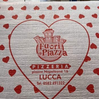 Fuori di Piazza - Cute napkins:) - Pizza Near Me - Lucca, LU