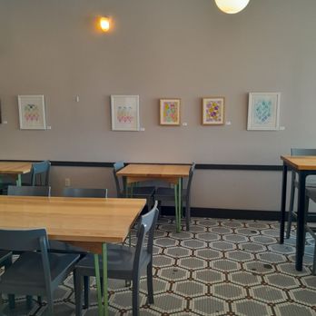 Pasture and Plenty - Inside is fun.  I like the lights and tiles. - Cooking Classes Near Me - Madison, Wisconsin