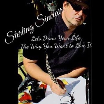 Psychic Sterling Sinclair - This is me drawing during a session outside in the sun. - Psychics Near Me Psychic Sterling Sinclair - This is me drawing during a session outside in the sun. - Psychics Near Me