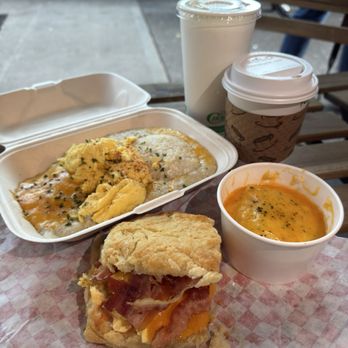 Biscuit Bitch - Bacon, Egg, & Cheese Bitchwich Seattle Fog Gritty Scrambled Cheesy Bitch Cheese Grits Iced Chai Latte - Breakfast & Brunch Near Me - Seattle, Washington Biscuit Bitch - Bacon, Egg, & Cheese Bitchwich Seattle Fog Gritty Scrambled Cheesy Bitch Cheese Grits Iced Chai Latte - Breakfast & Brunch Near Me - Seattle, Washington