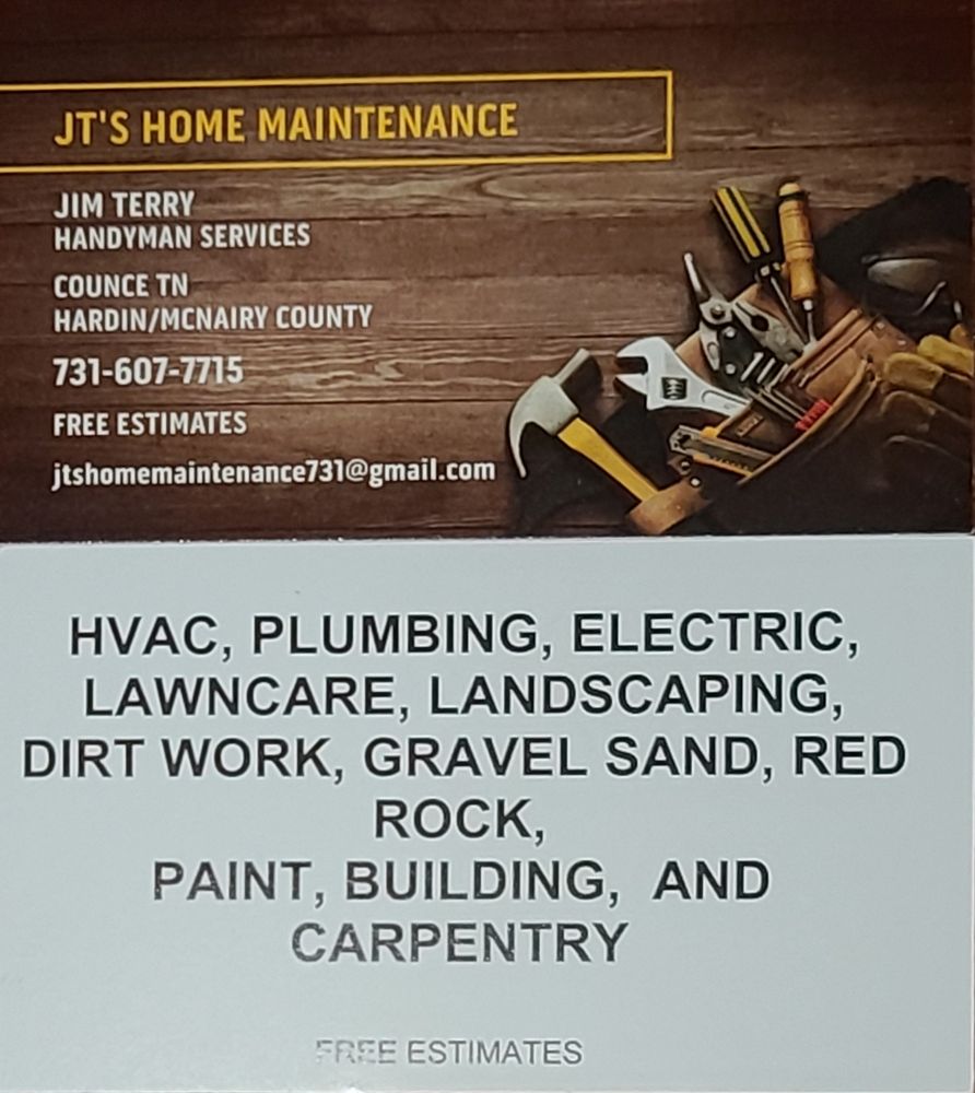 Slide of JT's Home Maintainance