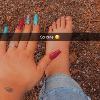 Ivy Nails - They always do the best work! My toes are shellac with a classic pedicure & french tips ! $50 Nails are a design we came up with!  $60 - Nail Salons Near Me - Conroe, Texas