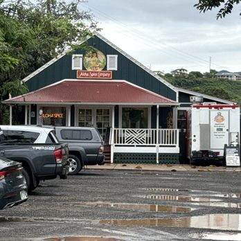 Aloha Spice Company - Small parking lot in front - Grocery Near Me - Hanapepe, Hawaii Aloha Spice Company - Small parking lot in front - Grocery Near Me - Hanapepe, Hawaii