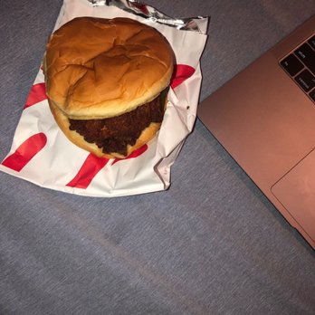 Chick-fil-A - The burnt free sandwich they gave me. - Fast Food Near Me - Acworth, Georgia