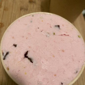 Shy Guy Gelato - Raspberry Dreams (creamy raspberry gelato, pistachio, dark chocolate drizzle) - Desserts Near Me - Burlington, Vermont Shy Guy Gelato - Raspberry Dreams (creamy raspberry gelato, pistachio, dark chocolate drizzle) - Desserts Near Me - Burlington, Vermont