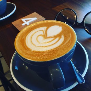 Black Fox Coffee - Latte - Cafes Near Me - New York, New York