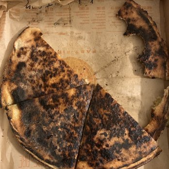 Blaze Pizza - Burnt pizza.... - Salad Near Me - Arcadia, California