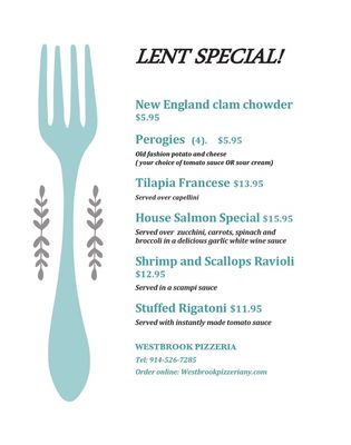 Menu photo 6 Westbrook Pizzeria Cortlandt Manor, NY