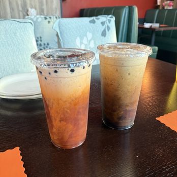 Thai Thai Restaurant - Thai Iced Coffee w/ Boba and Thai Iced Coffee - Thai Near Me - San Marcos, California