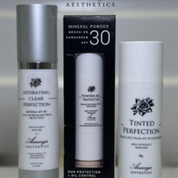 Ananya Aesthetics - The Best Medical Grade Skincare by Skin Integrity x Ananya Aesthetics: Hydrating Clear Perfection Mineral SPF 50+, Powder & Tinted Sunscreen